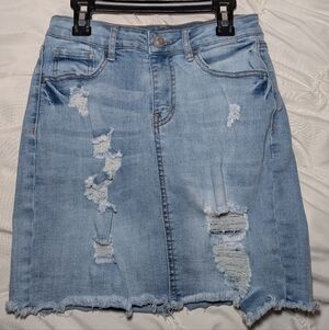 Denim Mini Skirt
